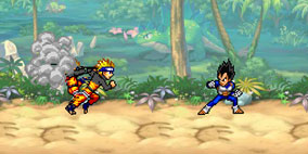 Dragon Ball Z vs Naruto CR Vegeta