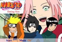 Naruto Dating Sim Title Screen