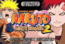 Naruto Ninja Council 2 Title Screen