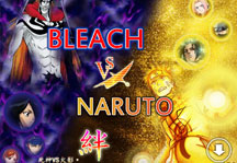 Bleach vs Naruto 3.2 Title Screen