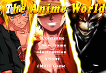 The Anime World Title Screen