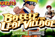 Naruto Battle for Leaf Village Title Screen
